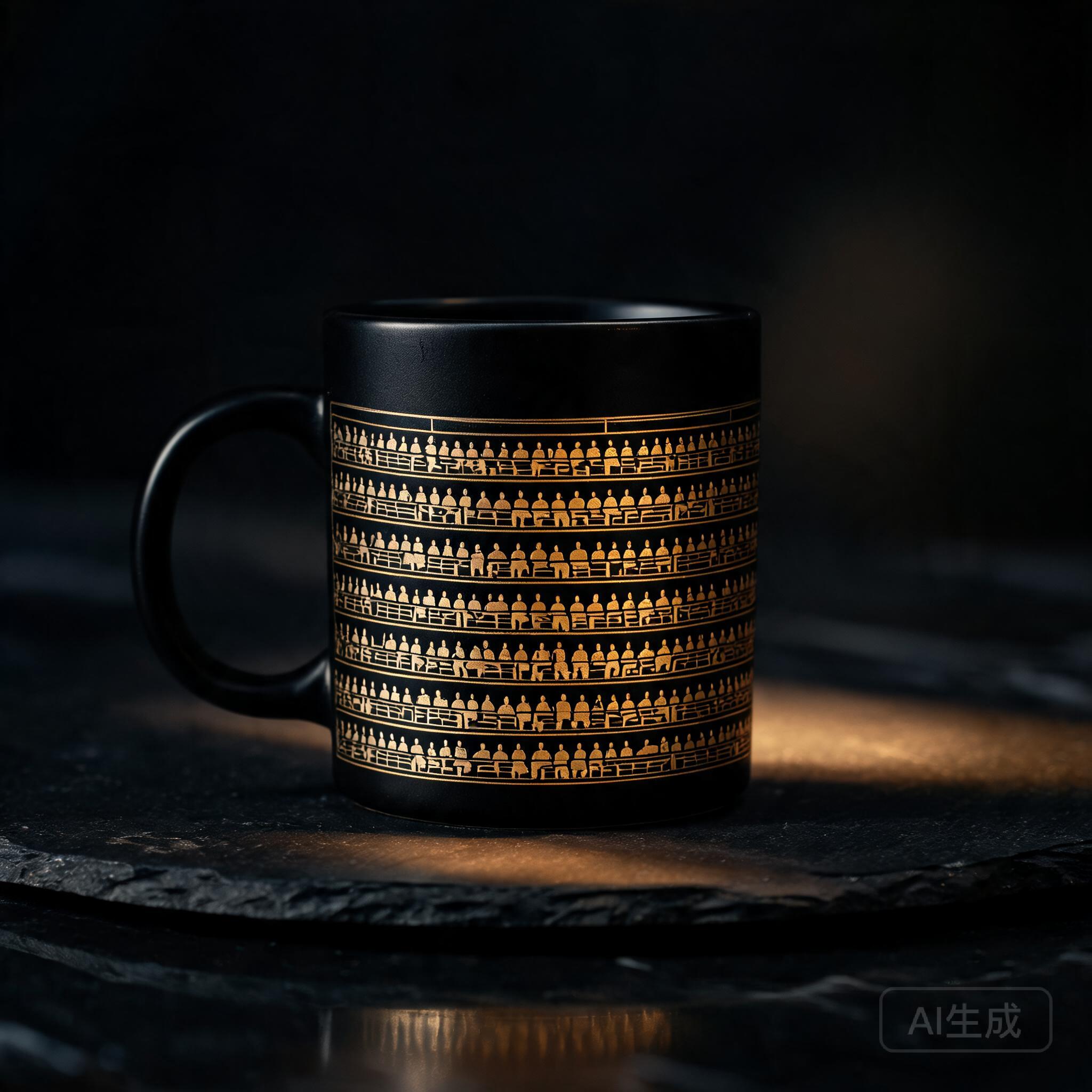 Stadium Crowd Art Mug